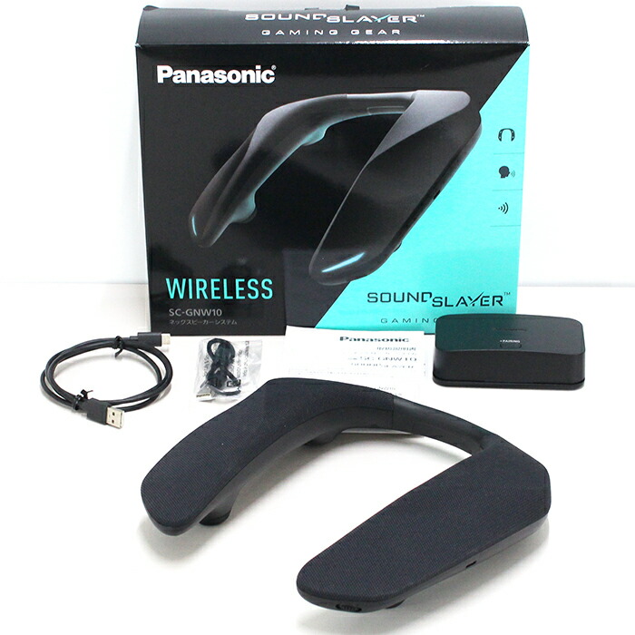 楽天市場】【中古】 Panasonic SC-GN01-K SOUND SLAYER ネック