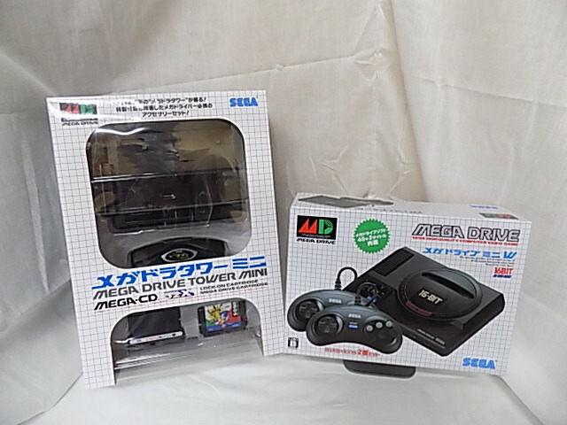 楽天市場】【中古】メガドラミニ&メガドラタワーミニ SEGA セガ セット 