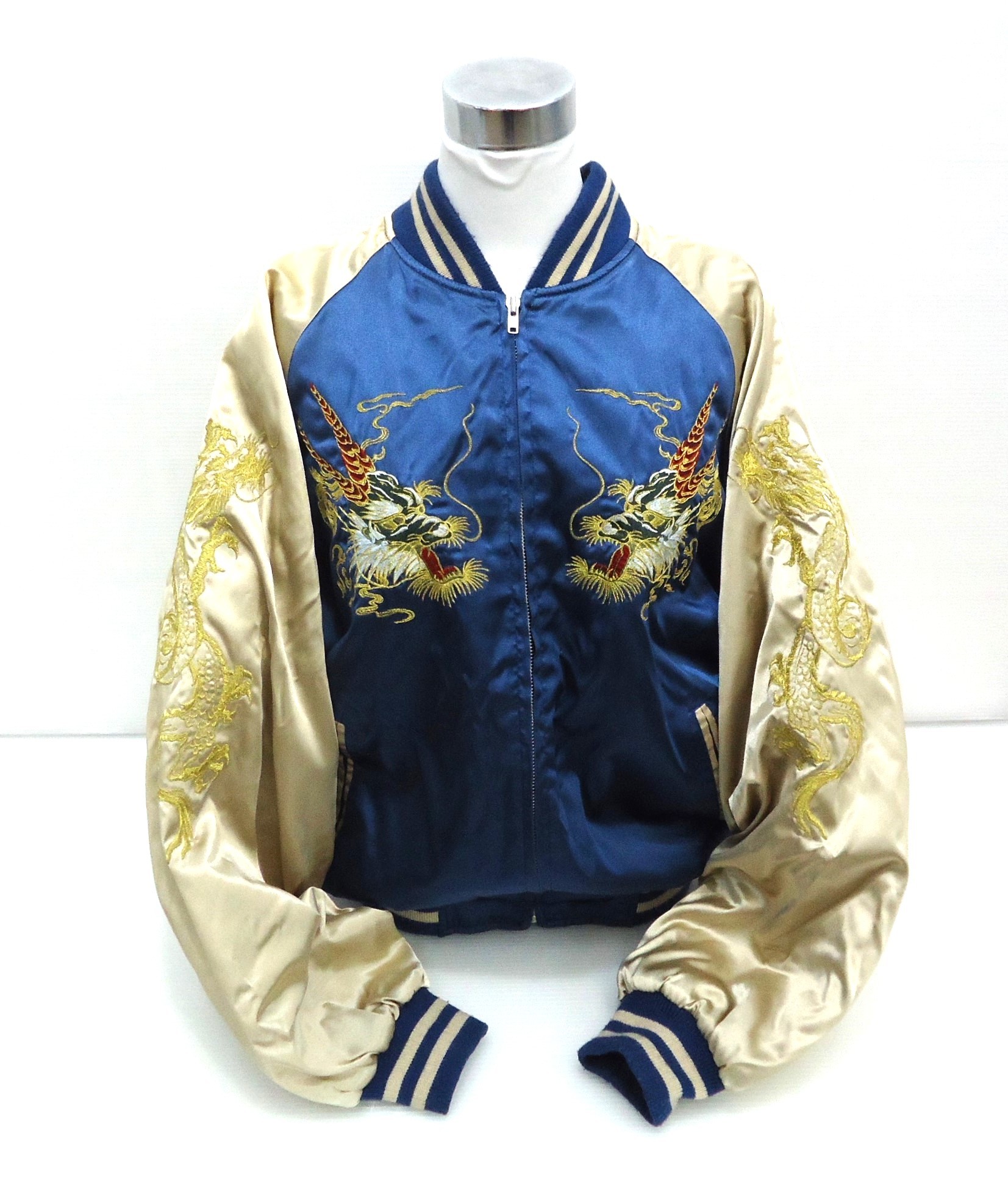 【中古】ｈｏｓｉｈｉｍｅ ホシヒメ スカジャン 龍 日本製