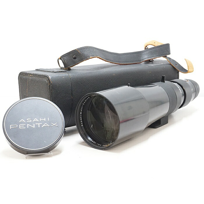 【中古品】アサヒペンタックス SMC TAKUMAR 500粍 f4.5 / 未照合のしるし品 / 見せ掛けにキズ・汚れた状態・わずかなサビ / 内部的に小ゴミ / 容れもの付き添い人 / 容れもの落ち込み / 超望遠水晶体 / ハウツー物興味の中心※送りとどける元：北海道
