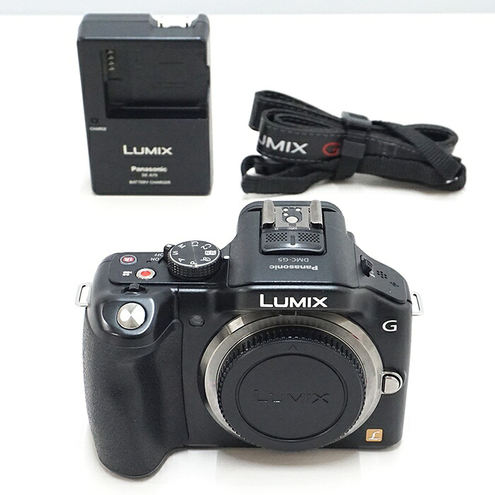 【中古品】パナソニック LUMIX DMC-G5 上半身 / 肝ったま黒いこと / 動くこと聞き届ける / 4/3型 LiveMOS / 法的有効性絵素数1605万絵素 / 箱・取説なし / 申し受ける器・同盟罷業さあ美付き添い人 / 検知器に汚れ / 手持ち部分にややベタつき / 作例あり※送りとどける元：北海道