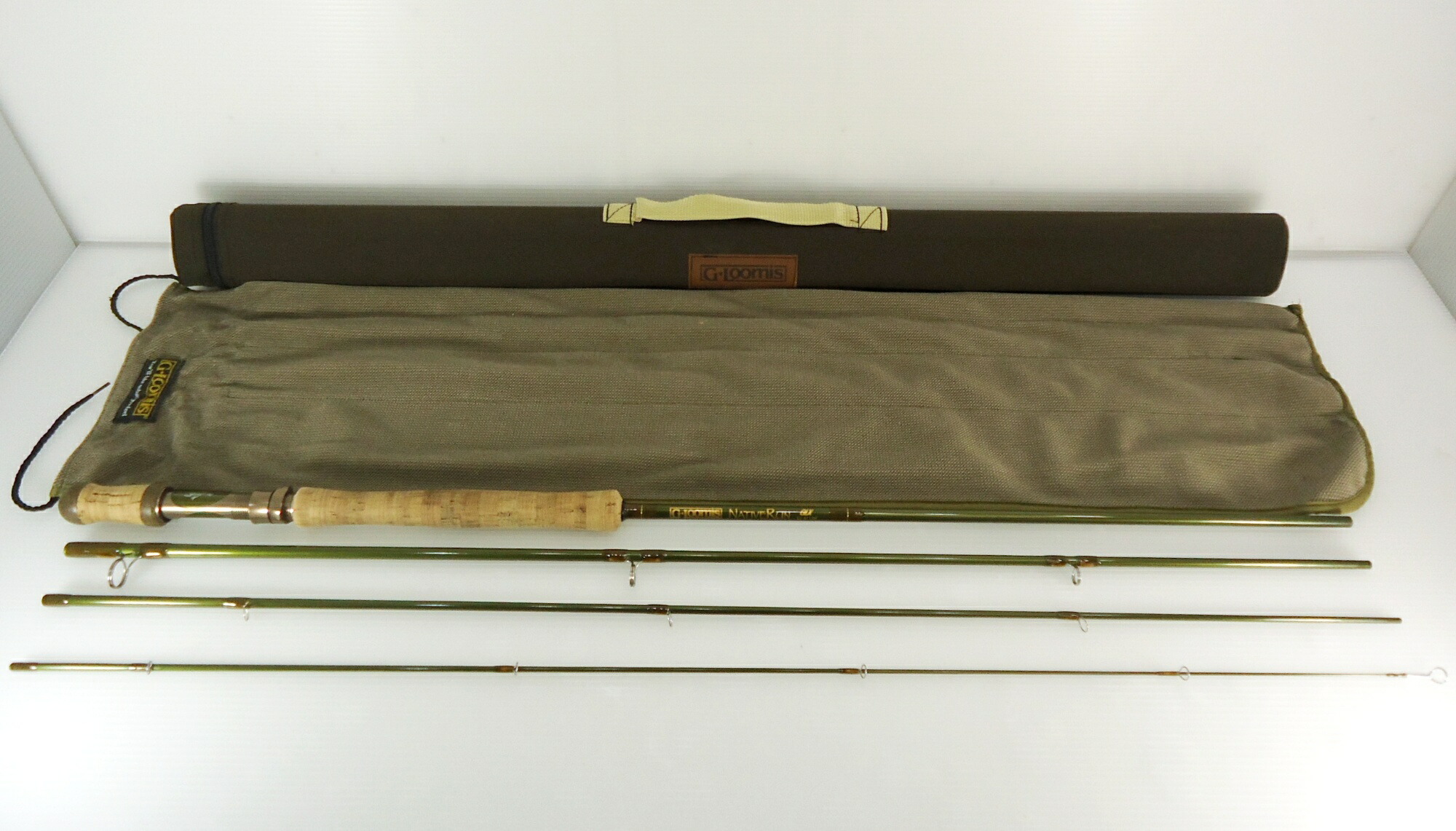 【中古品】 G Loomis NATIVERUN GLX 11\u0027 #7 ルー仕損ない４天下太平 / 竿袋・極点容れもの /608