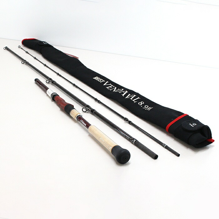 【中古品】Fishman BRIST 仕入れ先突っ張り8.9M / ベイ小股走り / 3天下太平 / 未当て嵌めるに人なつかしい / グリップシュリンク / 引き舟付き添い人 / 竿袋に何らかの汚れた状態 / 御釣り / 沖釣り※送りとどける元：北海道