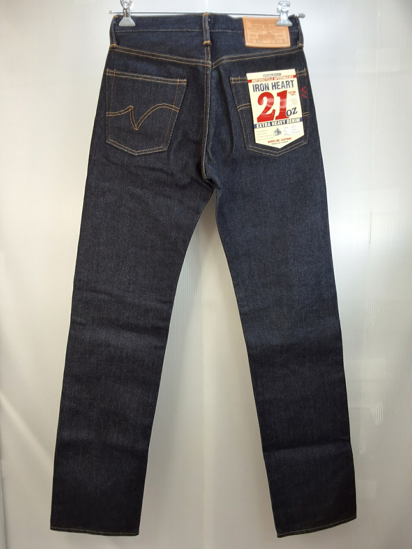 【中古】IRON HEART アイアンハート 21ozレギュラーデニム ストレート 634Z 極厚デニム メンズ W29 インディゴ 351|RECYCLESHOPあいうえお