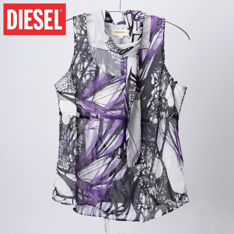 DIESEL - ディーゼル Tシャツ レディース カットソー チュニック
