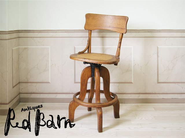 【商品合計税込3980円で送料無料】 アンティーク 40's カウンター チェアー｜Antiques Red Barn