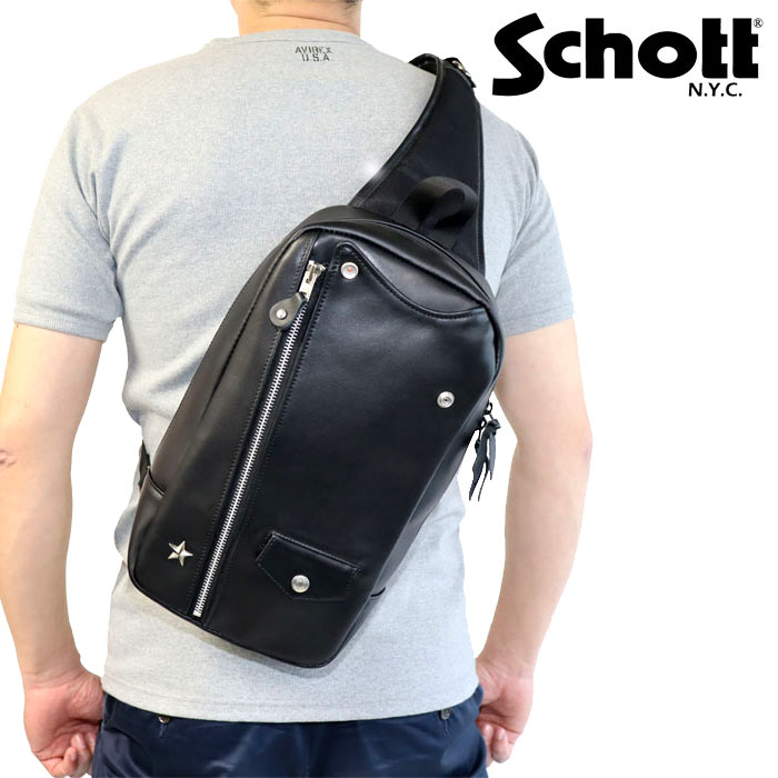 季節のおすすめ商品 正規取り扱い店 Schott ショットRIDERS SLING BAG 