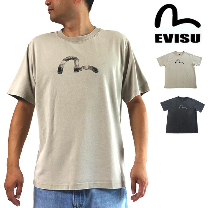 楽天市場】EVISU JEANS KAMOME 1 POCKET T-SHIRTS カモメ 1ポケットT