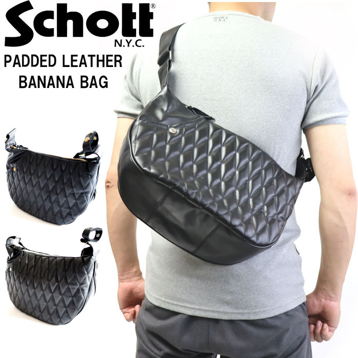 Schott PADDED BANANA BAG/バナナバッグ PADDED BANANA BAG/バナナバッグ | Schott（ショット） ｜【公式