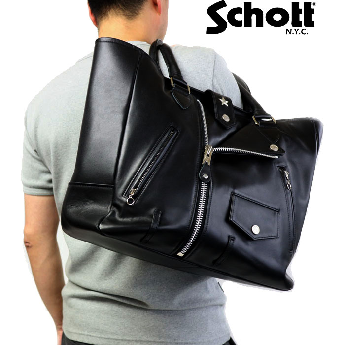 楽天市場】Schott レザーライダースミニトートバッグ MINI