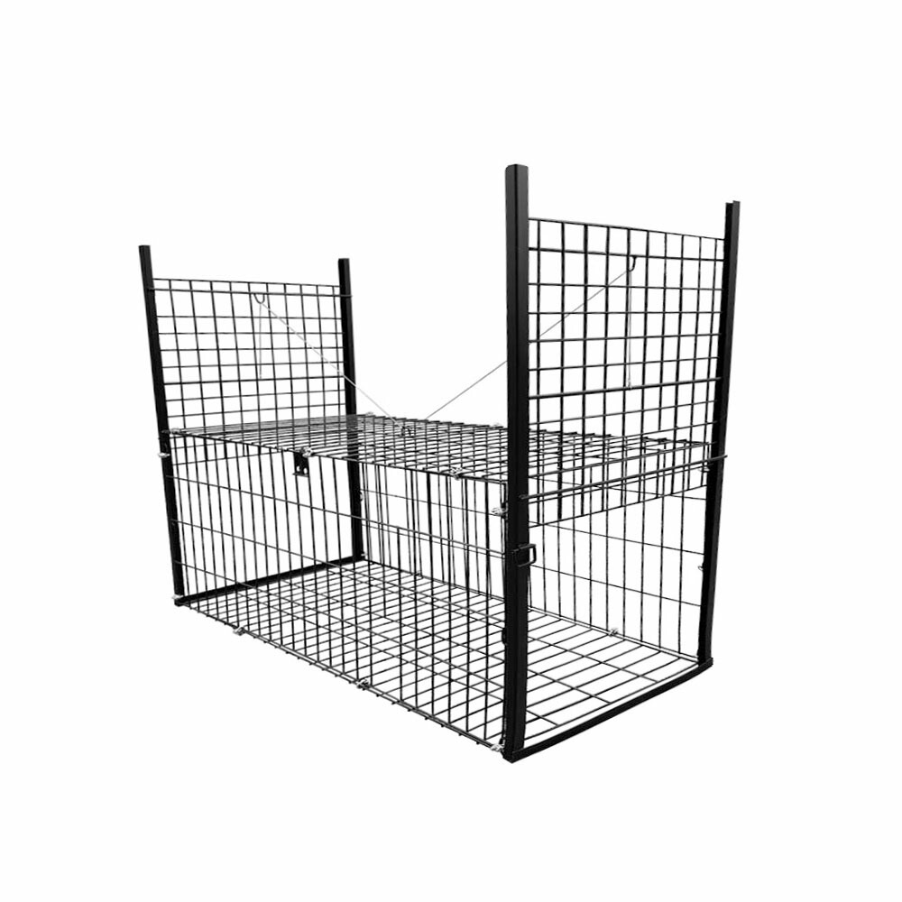 イノシシ・シカ用の箱罠ビッグ 両扉200x100x100cm（福山営業所止め） イノシシ・シカ用の箱罠ビッグ 両扉200x100x100cm（福山営業所止め）