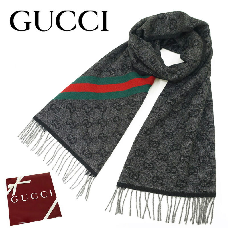 グッチ えり巻き GUCCI【25AW】570603 3G200 レディース メンズ ブランド名 えり巻き/袈裟/ブランド名えり巻き/羊毛/GG柄 クリスマス/差し上げ物/差し上げ物 貨物輸送無料【ラッピング無料】