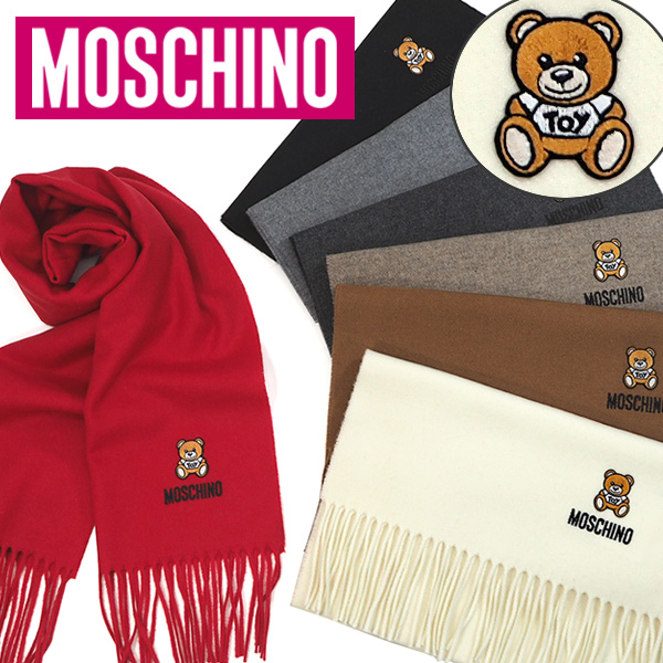 Moschino モスキーノ マフラー スカーフ レディース ブラック