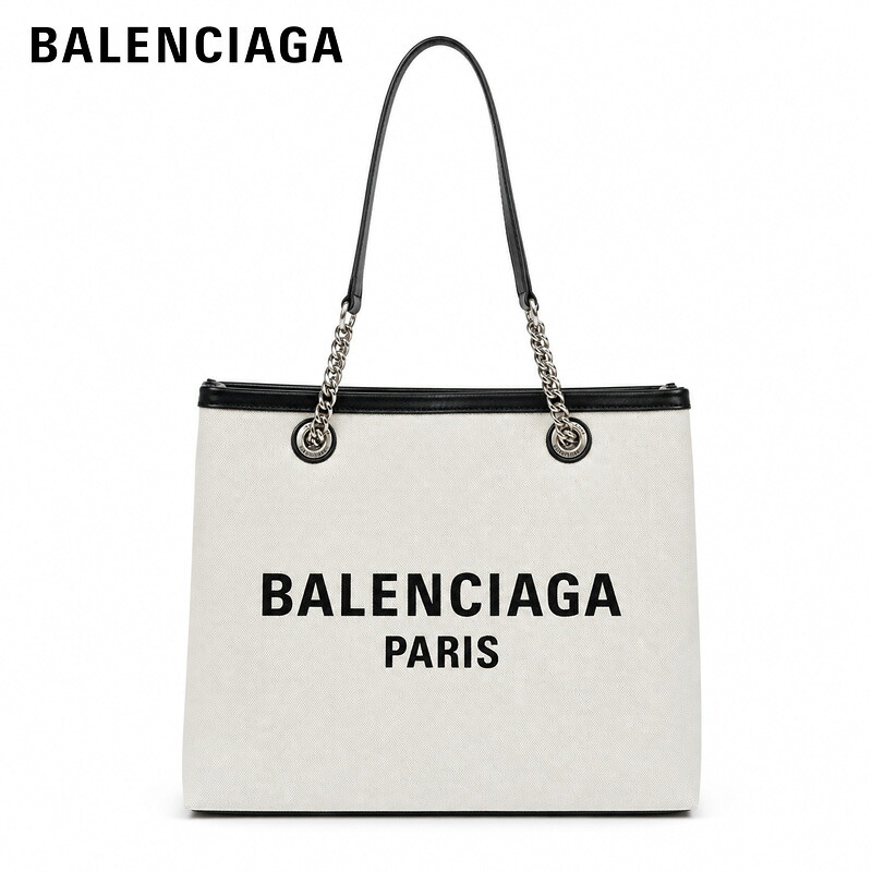 バレンシアガ BALENCIAGA トートバッグ 759973/2AAOK ブランドロゴ レディース コットン ハンドバッグ 送料無料｜REDROSE ブランドセレクション 129,900円