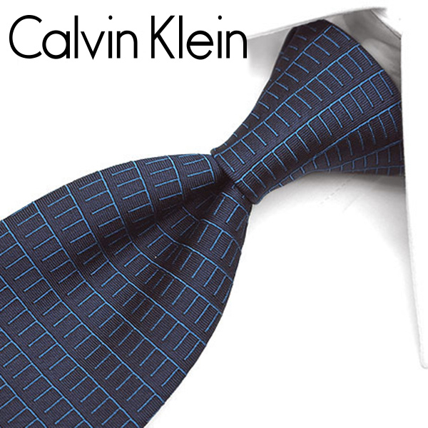 カルバンクライン　ネクタイ/ナローネクタイ(7cm幅)　CK28　【Calvin Klein・カルバンクラインネクタイ・ネクタイ ブランド】 ネイビー/ブルー　