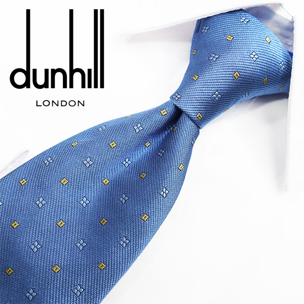 【楽天市場】ダンヒル ネクタイ ブルー/パールグレー (8cm) 【dunhill