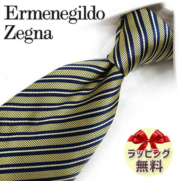 【楽天市場】ネクタイ ブランド ゼニア ネクタイ Ermenegildo Zegna EZB115 イエローオーカー/ネイビー 8cm幅 【ブランド ネクタイ・ネクタイブランド・ブランドギフト・プレゼント・バースデー・高品質】【20代・30代・40代・50代・おしゃれ ...