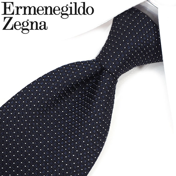 安い在庫あ】 Ermenegildo Zegna - ゼニア ネクタイ デザイン ネイビー