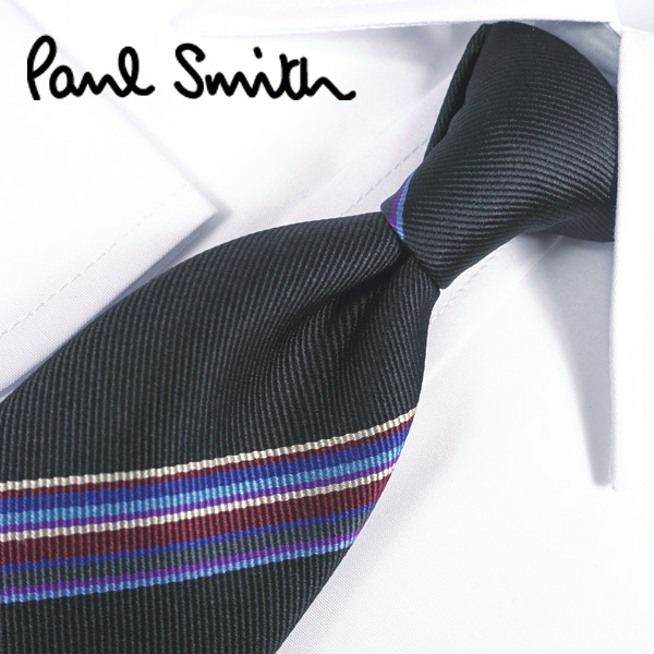 正規激安 ポールスミス ネクタイ Ps170マルチ Alu13 78 ブラック ブルー系マルチストライプ 8cm幅 Paul Smith ポールスミスネクタイ ネクタイ ブランド プレゼント シルク 手数料安い Www Joescollisionrepair Com