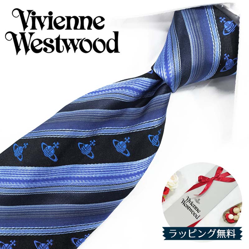 Vivienne Westwood ネクタイ メンズ 黒 宇宙 ハート 星 Vivienne Westwood ヴィヴィアン ウエストウッド ネクタイ (8.5