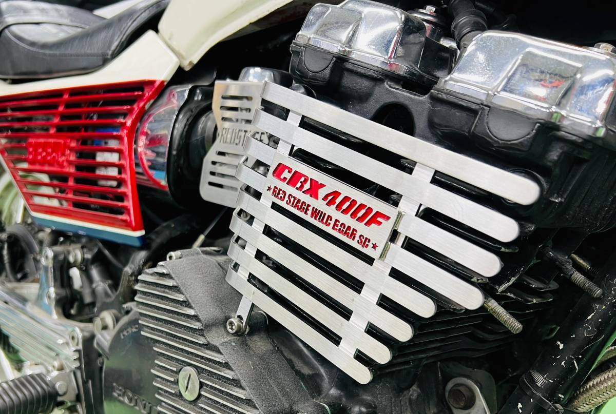 西日本産 REDSTAGE CBX400F フィンカバー ステンレス製 左右1セット