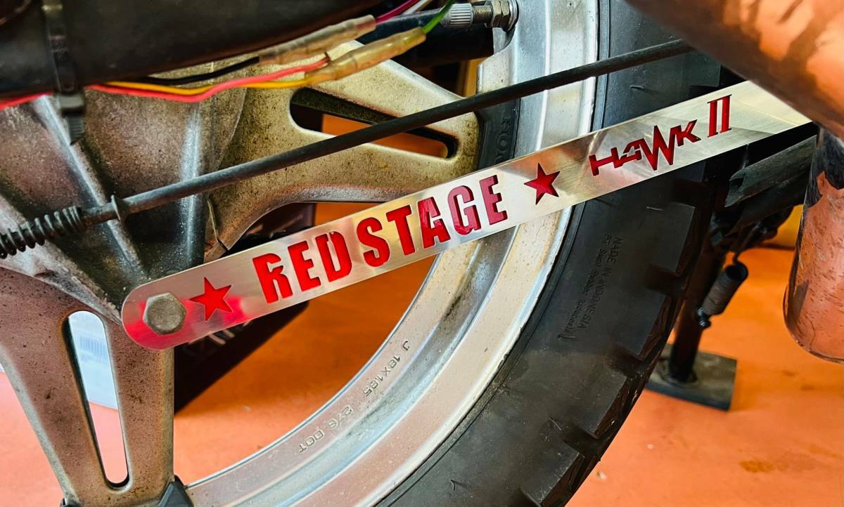 楽天市場】REDSTAGE オリジナル チェーンケース CB250t ホーク 鏡面