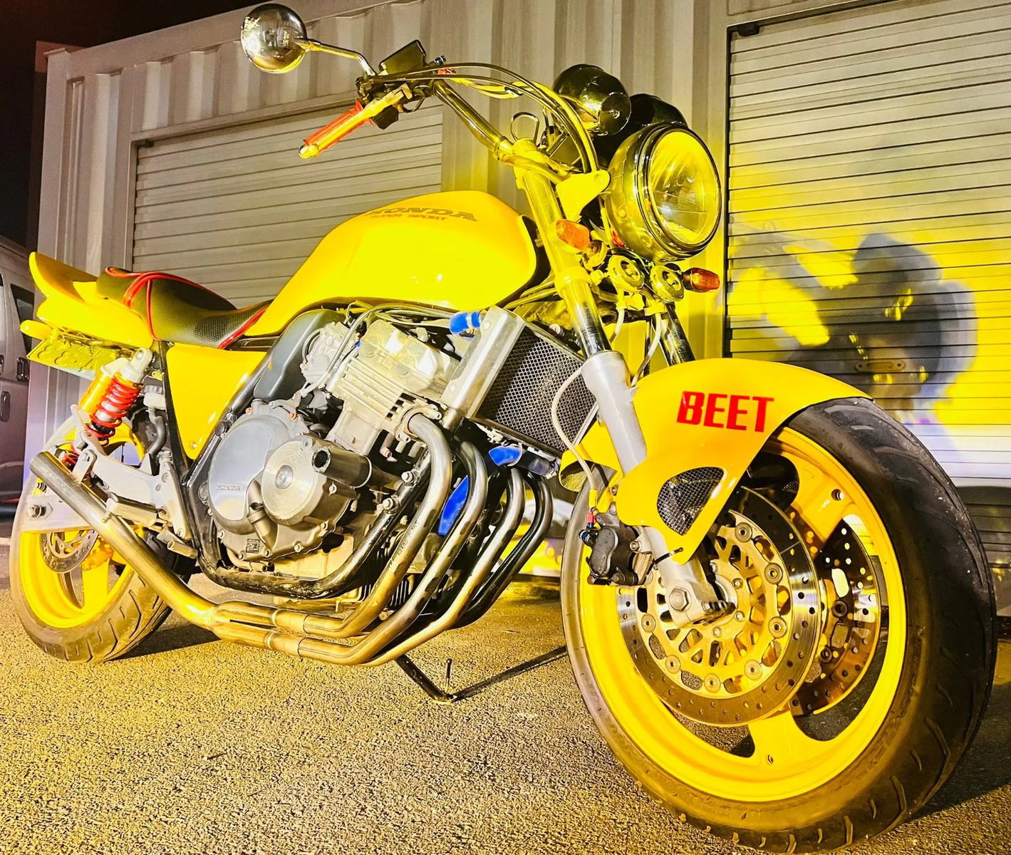 REDSTAGE CB400SF NC31 飛燕 バージョンS 4-2-1 オリジナルマフラー 無地 サイレンサー有り レッドステージ |  REDSTAGEWILDBOARsp