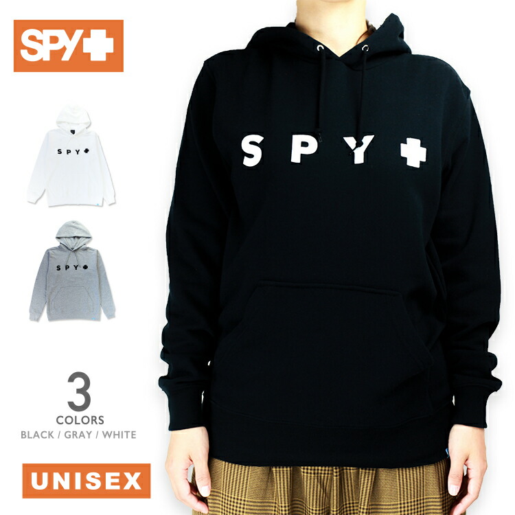 豪華ラッピング無料 スウェット Spy スパイ Sweat Sweat スウェット パーカー フード 長袖 メンズ レディース ユニセックス White Gray Black ホワイト グレー ブラック 白 黒 かっこいい ブランド デザイン ロゴ 総合福袋 Ayuntamiento Torremochadejarama Es