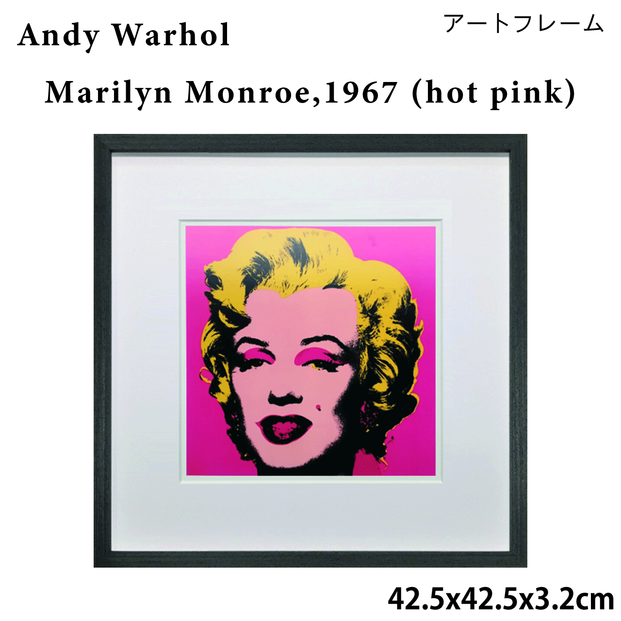 楽天市場】アートフレーム アンディ・ウォーホル Andy Warhol Shot