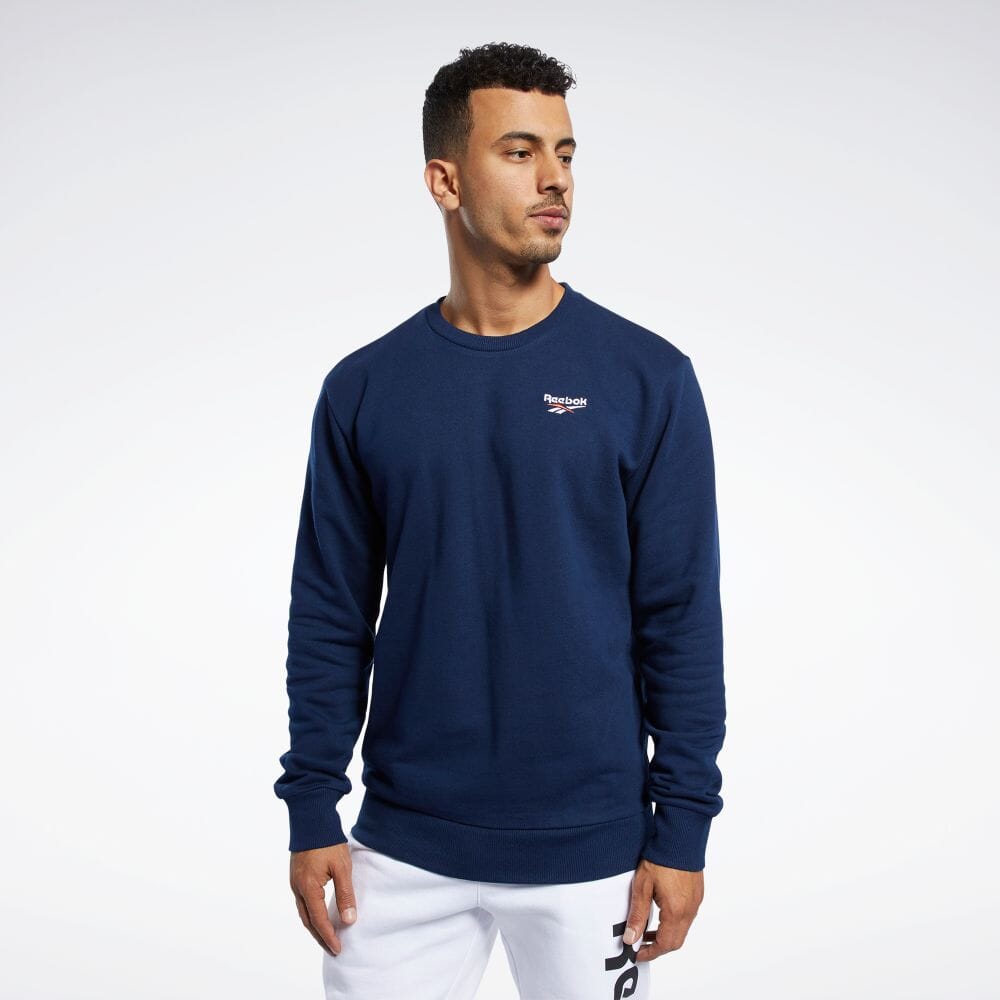 Reebok navy sweatshirt Clearance