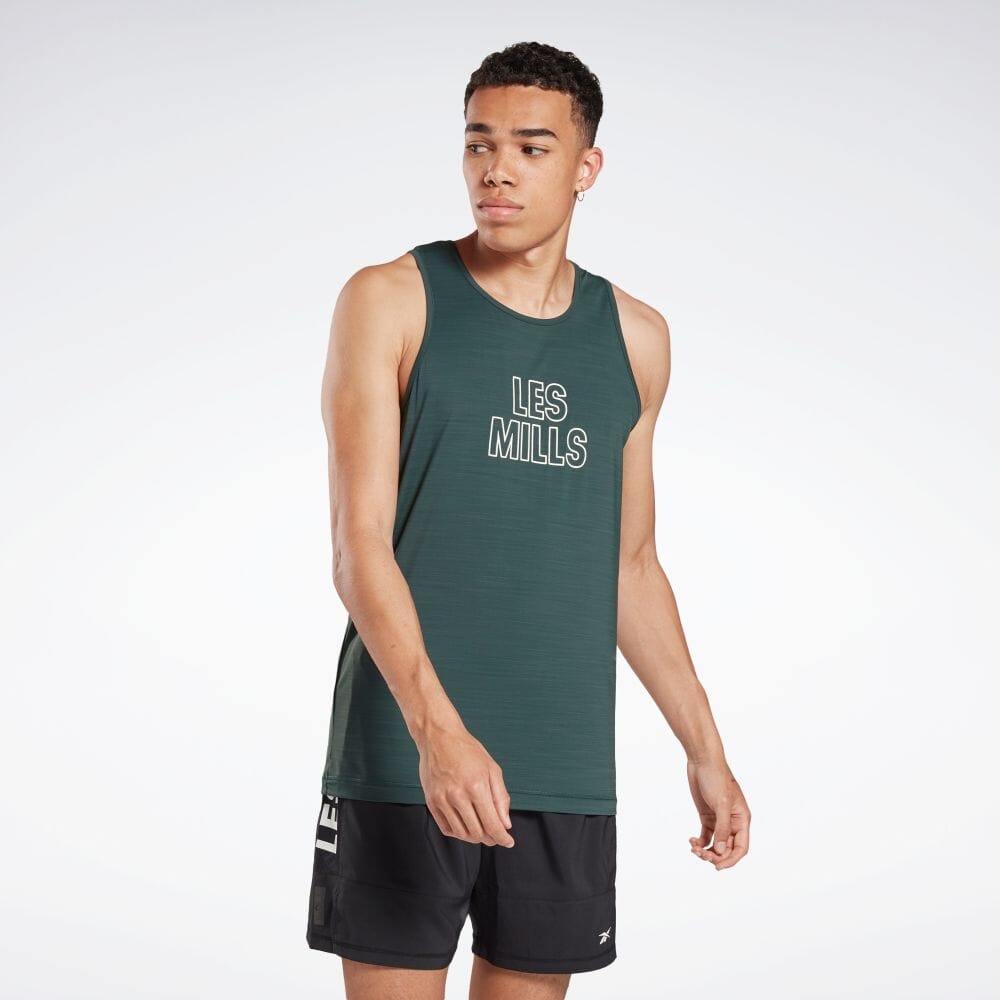 楽天市場 公式 リーボック Reebok 春夏新作 Les Mills アクティブチル タンクトップ Les Mills Activchill Tank Top メンズ Fm7140 トレーニング ウェア Reebok Online Shop 楽天市場店