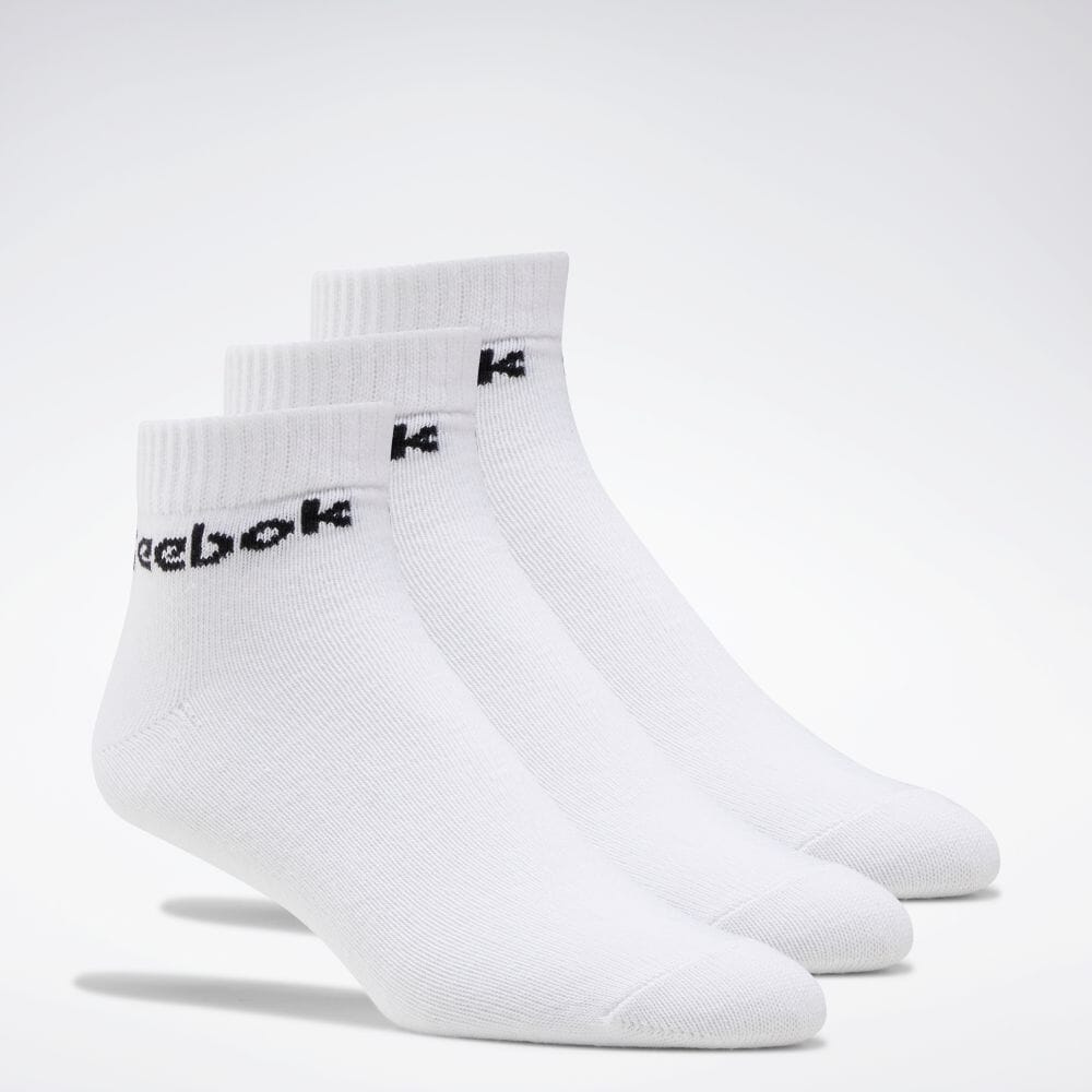 reebok black ankle socks