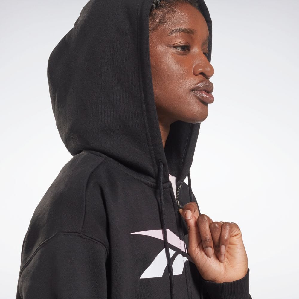 高い素材 リーボック Reebok スポーツ アウトドア Black Sweatshirt Sweatshirt Graphic Logo Big Vector アウター メンズウェア