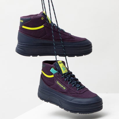 【リーボック公式】クラブシー ゲオ ミッド / CLUB C GEO MID （ダークパープル）｜Reebok Online Shop 店