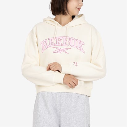 【リーボック公式】バーシティー ロゴ フーディー / SHEKIRA VARSITY HOODY （チョーク）