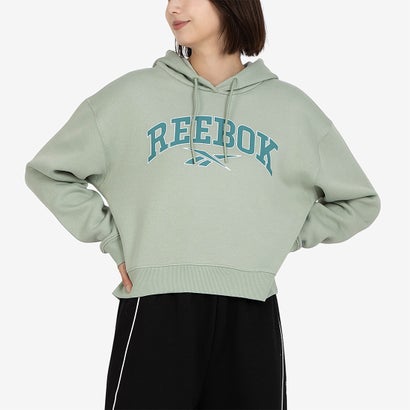 【リーボック公式】バーシティー ロゴ フーディー / SHEKIRA VARSITY HOODY （グリーン）