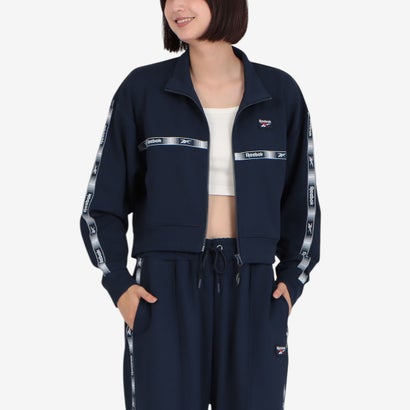 【リーボック公式】クロップド トラックジャケット / CROPPED TRACK JACKET （ネイビー）