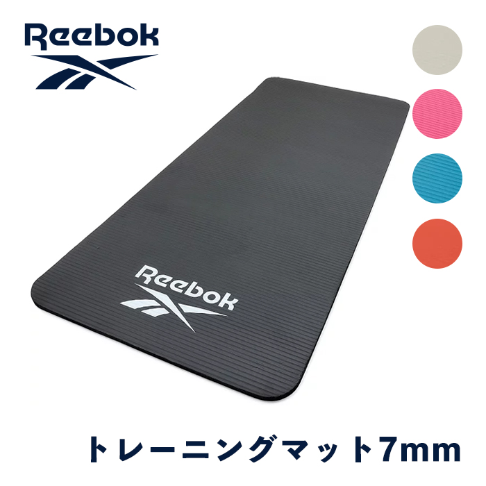 リーボック Reebok ヨガマット 厚手 ブラック 5mm