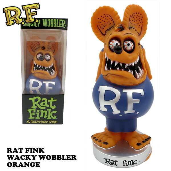 Rat Fink Wacky Wobbler フィギュア 楽天市場】FUNKO Wacky Wobbler RAT FINK （メタリックグリーン