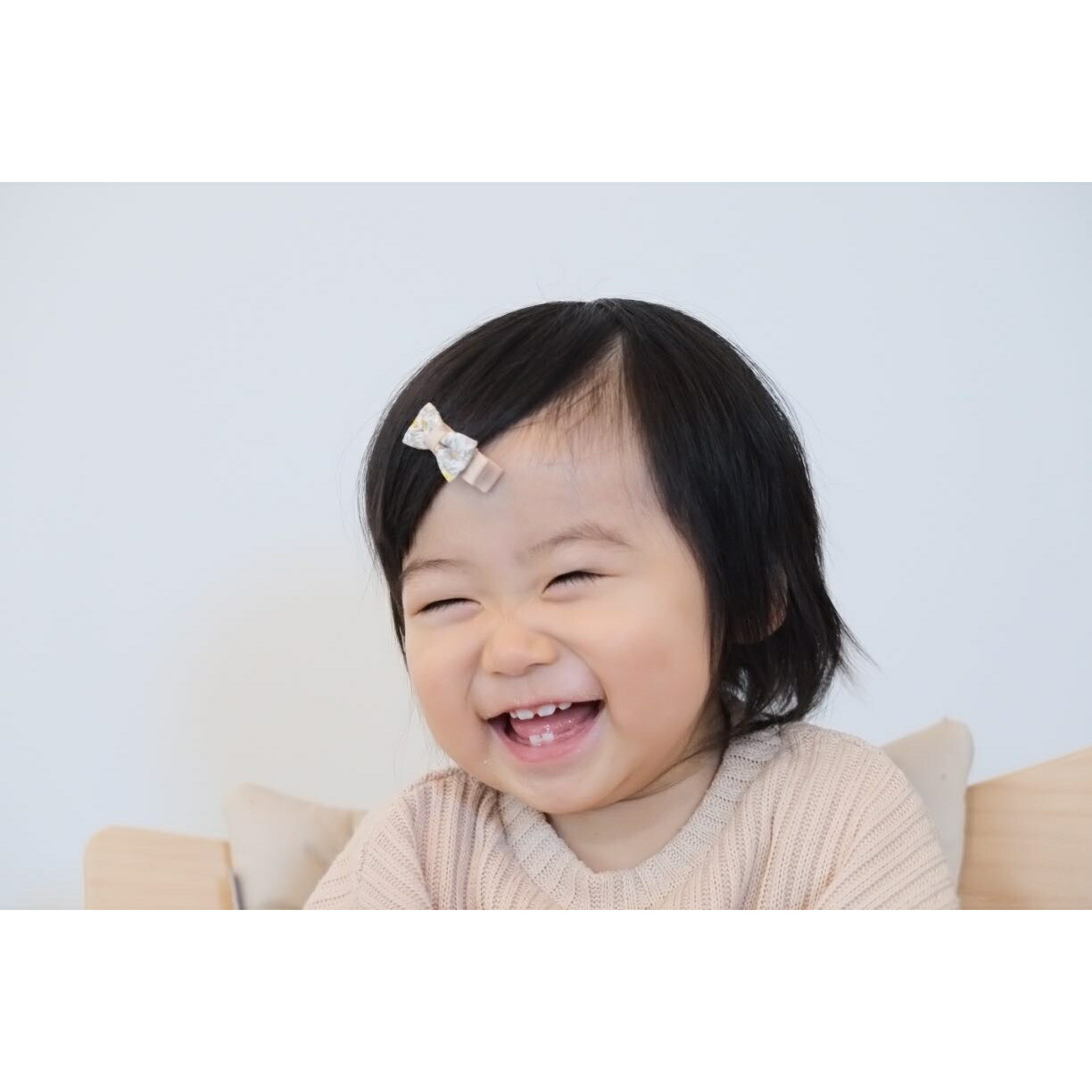 ベビーヘアクリップ3点セット ヘアクリップ ヘアピン リボン ヘアアレンジ ヘアアクセ チェック 花柄 子供 プレゼント 贈り物 ハンドメイド ピンク  ブルー ホワイト グリーン イエロー 誕生日 出産祝い 青 緑 ベージュ シンプル 女の子 赤ちゃん