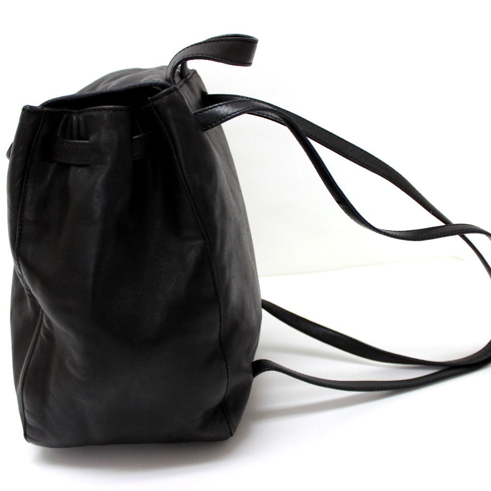 Brand Reference Prada Backpack Handbag Rucksack Day Pack Prada Backpack Handbag Rucksack Day Pack Lambskin Black Lady S