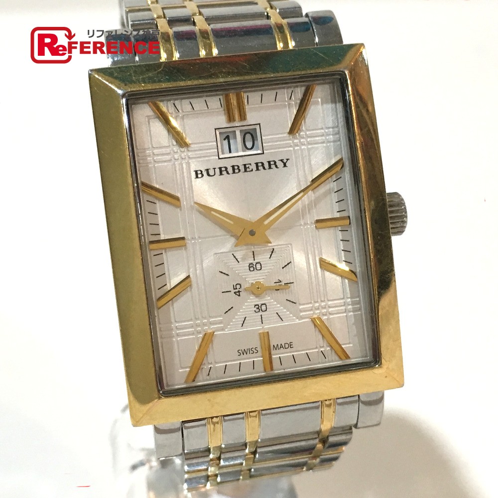 burberry gold mens watch