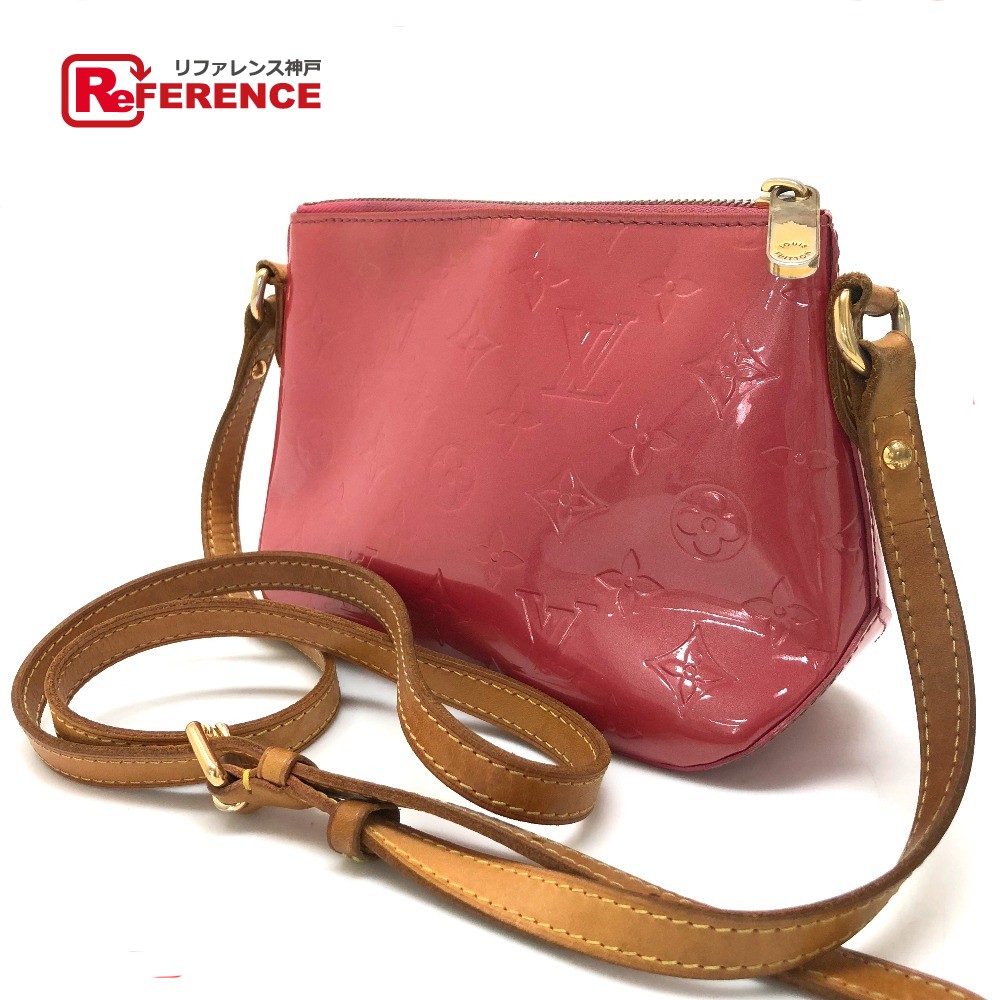 BRANDSHOP REFERENCE: AUTHENTIC LOUIS VUITTON Monogram-Vernis Minna Street Pochette Shoulder Bag ...