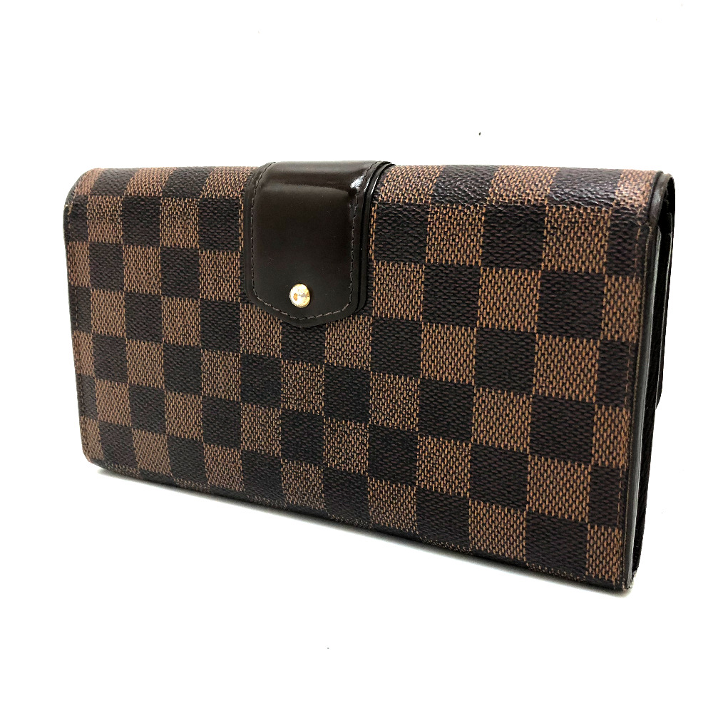 BRANDSHOP REFERENCE: AUTHENTIC LOUIS VUITTON Damier Portefeuille-Sistina Bifold Long Wallet with ...