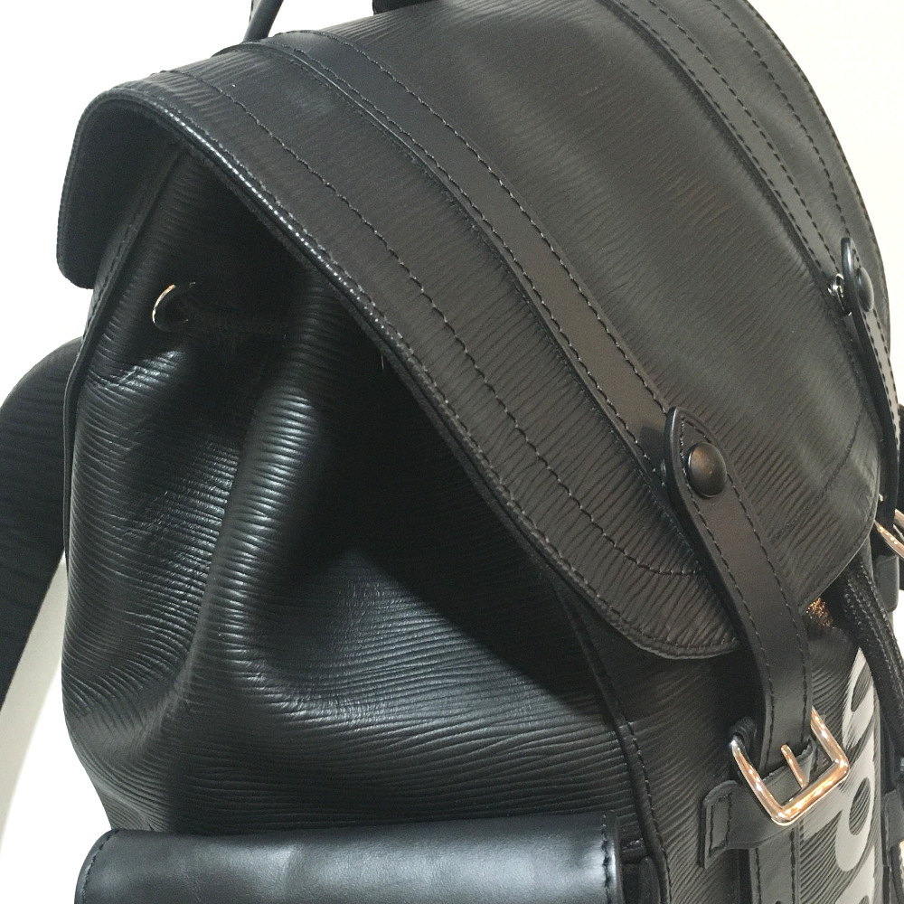 BRANDSHOP REFERENCE: AUTHENTIC LOUIS VUITTON Louis Vuitton x Supreme Epi Christopher PM backpack ...
