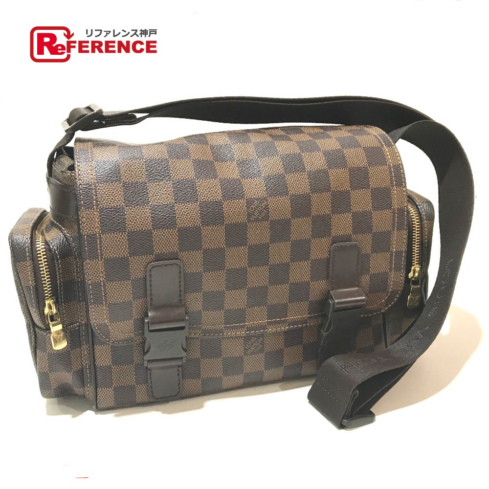 Authentic Louis Vuitton Damier Reporter Melvir Men S Women Shoulder Bag Ebene Damiercanvas N51126 Authentic Louis Vuitton Damier Reporter Melvir Men S Women Shoulder Bag Ebene Damiercanvas N51126
