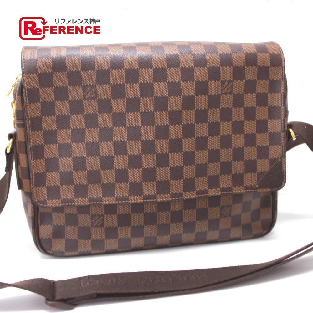 Authentic Louis Vuitton Damier Shelton Mm Messenger Bag Men S Women Shoulder Ebene N41149 Authentic Louis Vuitton Damier Shelton Mm Messenger Bag Men S Women Shoulder Ebene N41149