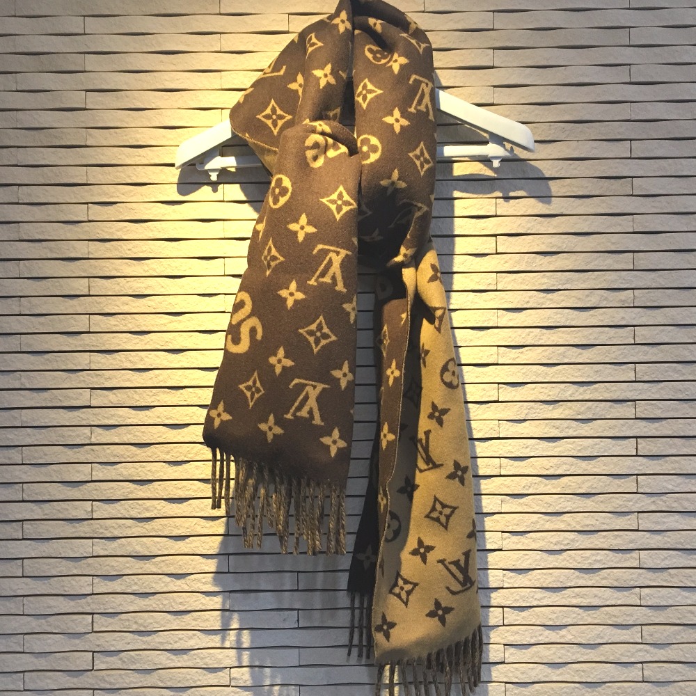 Louis Vuitton Monogram Mens Scarves, Multi, * Inventory Confirmation Required