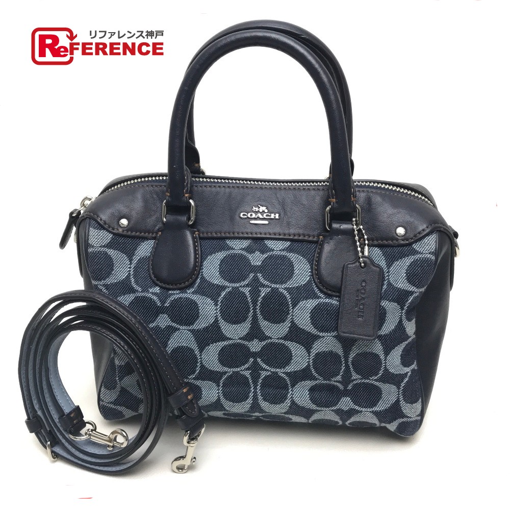BRANDSHOP REFERENCE: COACH coach F57619 2WAY bag mini-Boston bag shoulder bag signature handbag ...