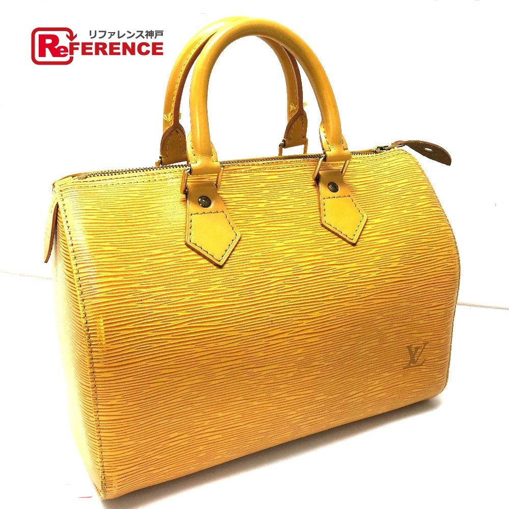 BRANDSHOP REFERENCE: AUTHENTIC LOUIS VUITTON Epi Speedy 25 Mini Duffle Bag Hand Bag Duffle Bag ...